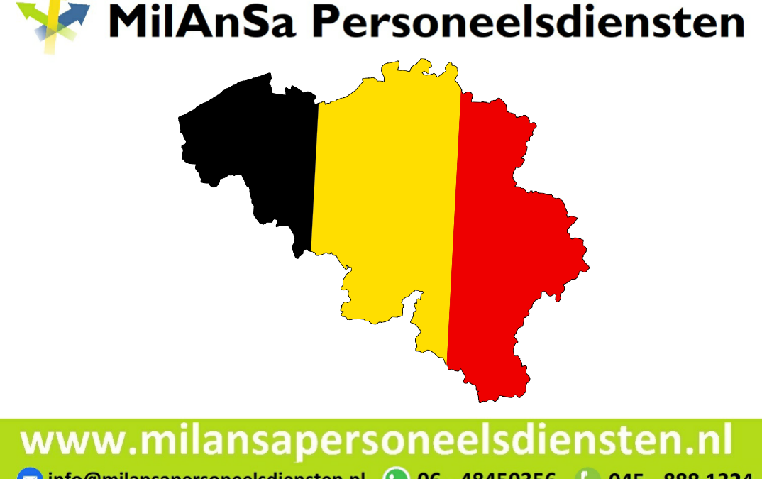 Uitzenden in België nu ook via MilAnSa Personeelsdiensten.